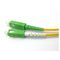 Cabo de remendo da fibra ótica do duplex de SC/APC-SC/APC, fibra de G652D G657A1 G657A2 opcional