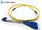Manutenção programada de fibra ótica frente e verso lisa OS2 2.0mm LC-SC 1M do cabo de remendo LSZH fácil descascar