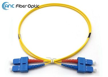 Modo G652D G657A1 G657A2 de cabo de remendo da fibra ótica do duplex da manutenção programada do OEM único personalizado
