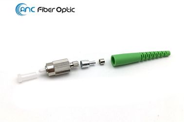 Conectores do cabo de remendo da fibra de FTTX FC, conector da fibra multimodo de único modo