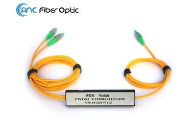 Multiplexer alto FWDM 1310 1490 da divisão do isolamento CATV EPON comprimento de onda de 1550 filtros