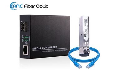 conversor de 10/100/1000M Fiber Optic Media