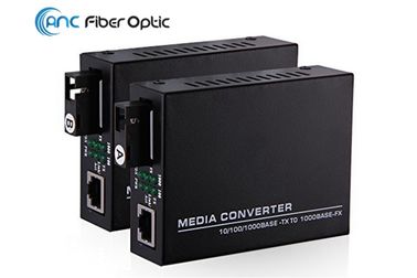 SC 1310nm/1550nm da manutenção programada do conversor de 10 100 porto 1000M do único meios da fibra ótica