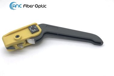 A terminação da fibra ótica de KMS K utiliza ferramentas o espadelador longitudinal do cortador da talhadeira da bainha de cabo