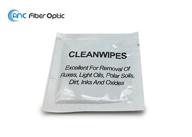 A limpeza pre saturada da fibra ótica limpa a inflamabilidade sem fiapos do material da tela