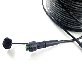 O remendo simples da fibra ótica conduz o diâmetro do cabo pendente 5.0mm com conector do SC