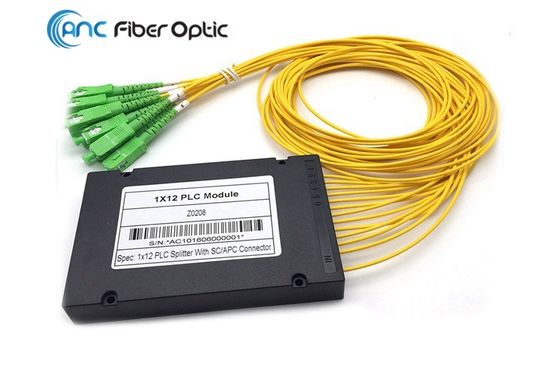módulo do divisor da fibra ótica do PLC 1x12