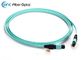 Tipos de cabo de fibra ótica fêmea da fita da fibra MPO da manutenção programada OM3 12 à fêmea de MPO