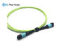 12 fibra MPO fêmea ao tipo B dos conjuntos de cabo de fibra ótica OM5 de MPO 50/125