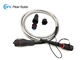 O cabo de remendo exterior IP67 da fibra ótica de Fullaxs LC Waterproof o diâmetro do cabo de 4.8mm