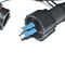 Manutenção programada/milímetro impermeáveis exteriores do duplex 2M do cabo de remendo ODVA do cabo de fibra ótica IP67 LC