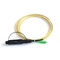 Perda de inserção do cabo 0.30dB da palavra simples 3.0-5.0mm do cabo de remendo da fibra ótica do SC de Optitap