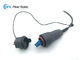 Sistema de selagem Ruggedised frente e verso dos conectores de cabo de fibra ótica do LC Fullaxs para o cabo de 4.8mm