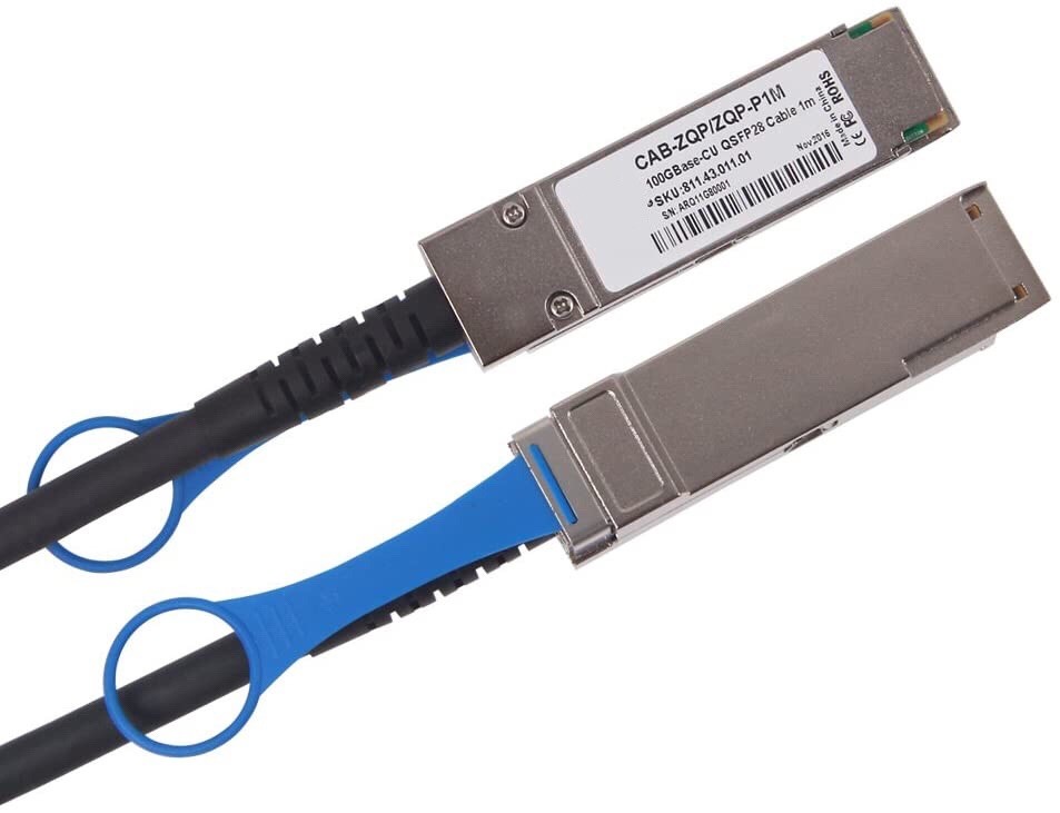 direto do cabo de 100G QSFP28 AOC DAC unido 7 medidores interferência ...